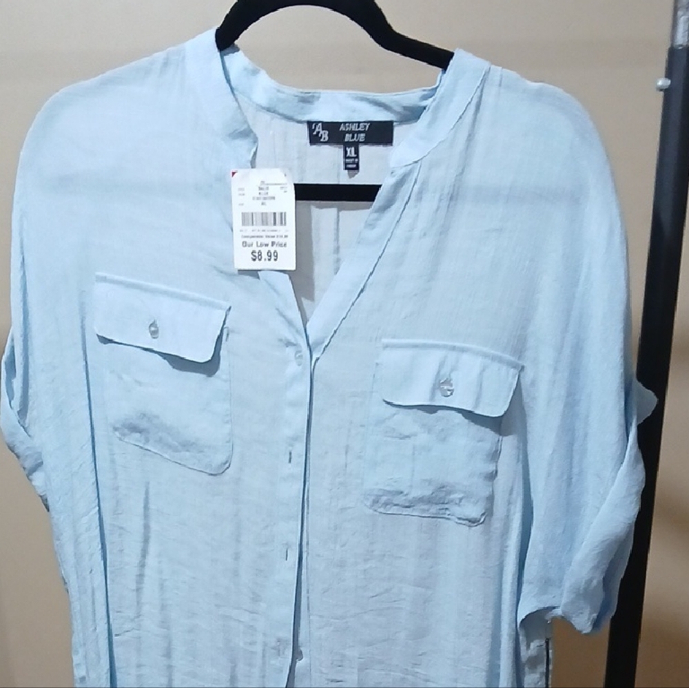Ashley Blue Sky-Hued Shirt